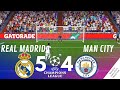 Penalty Shootout • Real Madrid 5-4 Manchester City • Champions League 23/24 | Video Game Simulation