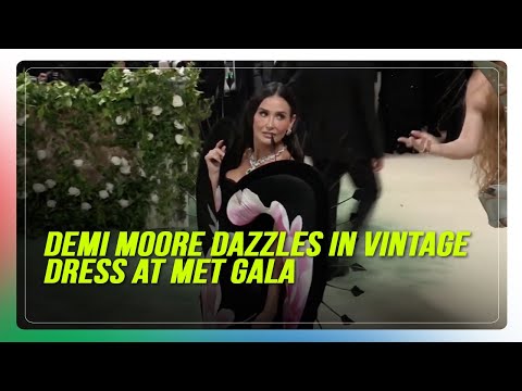 Demi Moore dazzles in vintage dress at Met Gala ABS-CBN News