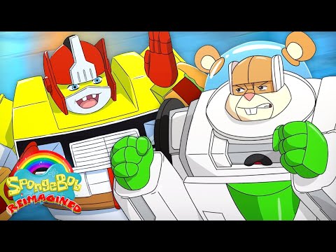 If SpongeBob was a TRANSFORMER! 🤖 | "Karate Choppers" | SpongeBob: Reimagined