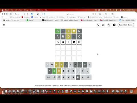 Wordle 2026 02 25 at 8 58 53 AM