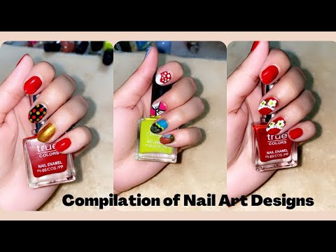 Compilation of Nail Art Designs || DIY #shortsfeed #shorts #youtubeshorts #viral #hashtag #design