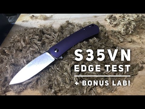 Edge Retention - Massdrop (WE Knives) s35VN