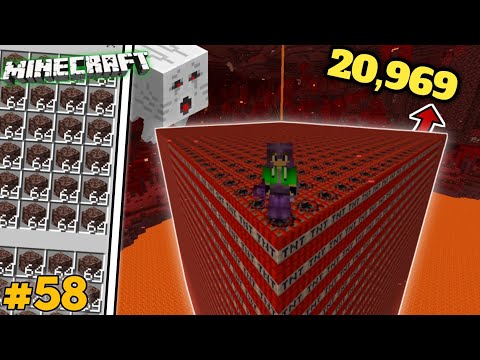 Insane Minecraft TNT Explosion for Netherite! #58