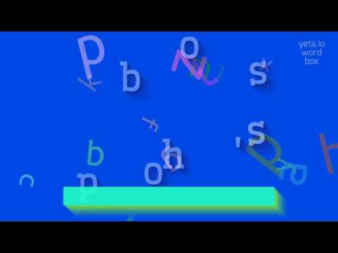 How to say "phobos's"! (High Quality Voices)