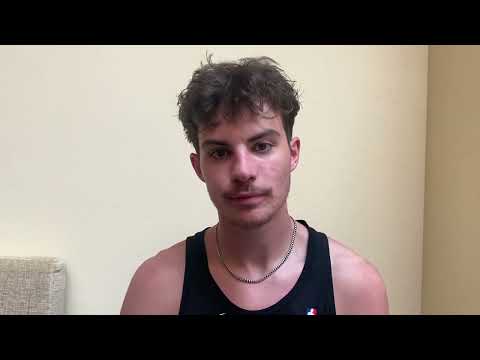 Creighton's Mason Miller Interviewed After Win vs. Club Obras - 8/8/23