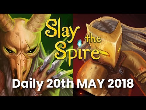 Let's Play Slay the Spire, the daily challenge 20 May 2018 (No commentary)
