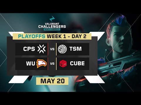 CUBE vs. WU | VCT Challengers NA | Week 7 Day 2 | Quarterfinals | Playoffs Stage 2 | Map 1
