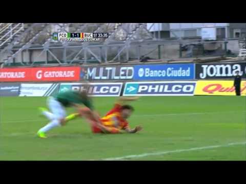 Barrado falló dos veces. Ferro 1 - Boca Unidos 1. Fecha 19. B Nacional 2015. FPT