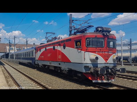 LE 3400 KW 040-EC 461-022-2 cu R 2604 (Arad-Timișoara Nord) părăsind stația de formare! 28.06.2021