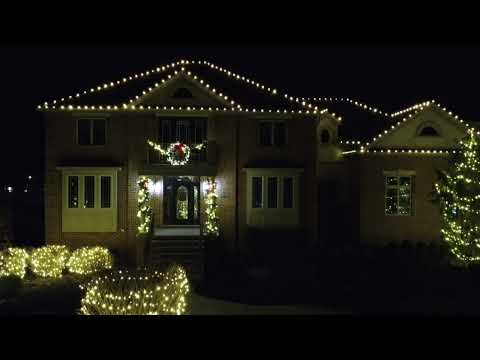 Greeting the Guests with Holiday Lights in Marlboro, NJ