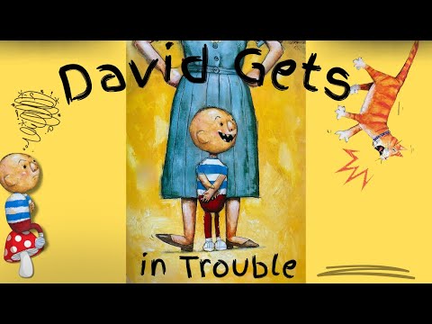 😵‍💫 No David. DAVID GETS IN TROUBLE  (kids books read aloud) animated