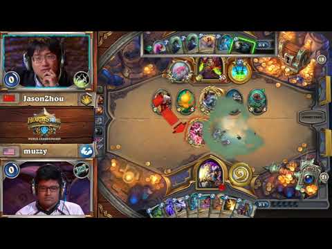 Muzzy vs JasonZhou - Group B - 2018 Hearthstone HCT World Championship - Day 1 - 18, Jan, 2018