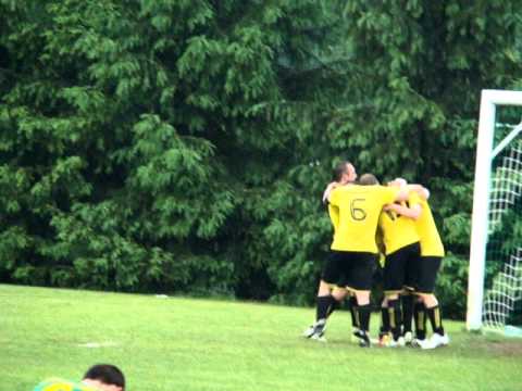 Zyndram Łącko - Budowlani Jazowsko - zwycięski gol w 89min