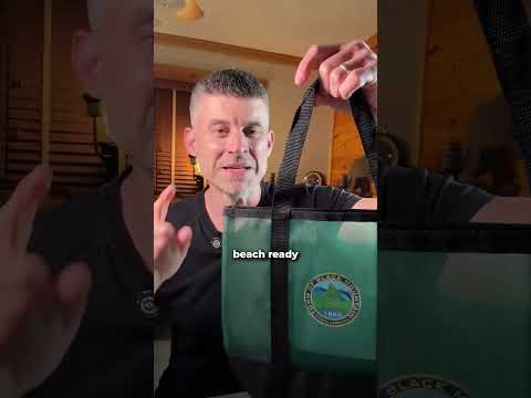 Custom Mini Recycled Mesh Beach Bags for Beach Resorts