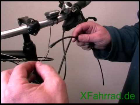 XFahrrad.de - how to change the shift cable of a derailleur