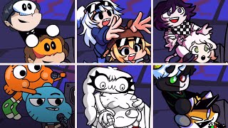 Friday Night Funkin&#39; - South but every turn a Different Skin Mod is used