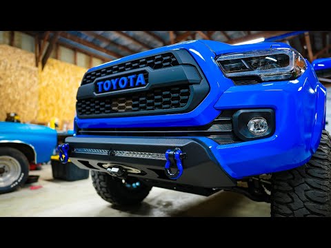 Tacoma Front Bumper, Lights, Winch