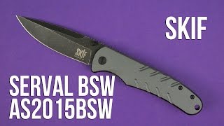 Youtube video Нож SKIF Serval BSW, Alum ц:grey