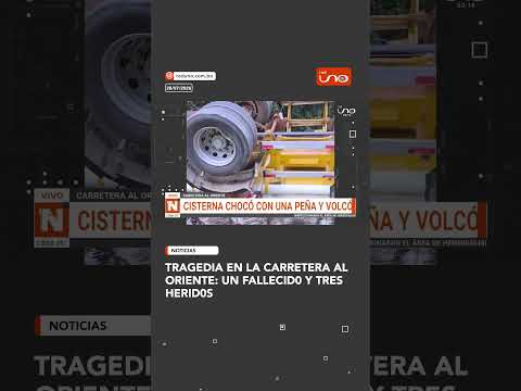 Vuelco de cisterna deja un fallecid0 y tres herid0s