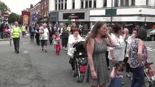 preview picture of video 'Whit Walks, Ashton under Lyne 2014'