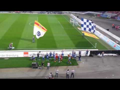 Mit der KSC Mannschaft den Sieg feiern (Erinnerungen an die guten alten Zeiten Des KSC)