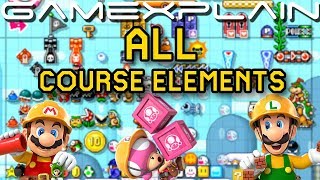 Super Mario Maker 2 - All Objects in All 5 Game Styles + All Themes (Enemies, Items, & Power-Ups!)