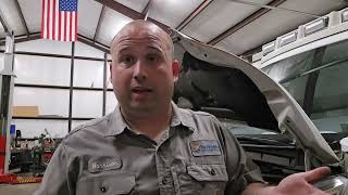 Transit cooling fan diagnosis and replacement without pulling the radiator or draining coolant
