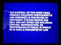 Opening To Mad Max 1983 1988 Reprint VHS