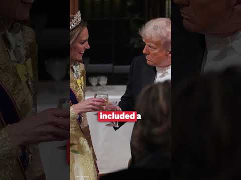 What's on the menu for Trump at the UK state banquet?