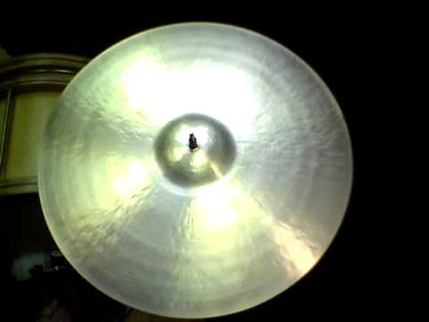 20 Kontroversial Ride, 1870g - Handcrafted cymbals by Craig Lauritsen.MOV