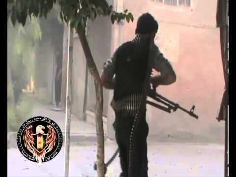 اشتباكات تخوضها كتائب ثوار الغوطة الشرقية مع قوات النظام لمحاولة السيطرة على حاجز ساحة الشهداء في مدينة دوما في ريف دمشق ضمن معركة "تحرير مدينة دوما"