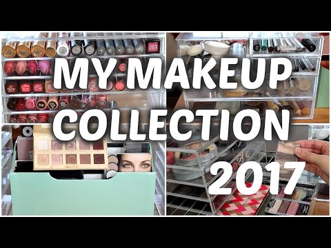 Makeup Collection and Storage 2017 Video