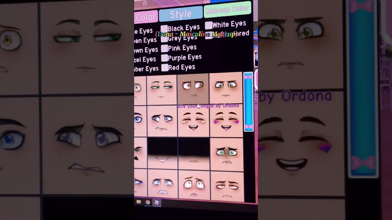 Royale High Faces that I use for Tiktok!💅