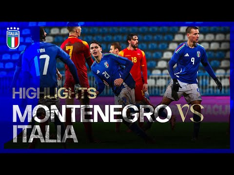 Highlights: Montenegro-Italia 1-4 | Under 21 | Qualificazioni Euro 2027