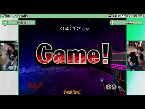 Melee @ Extra Life Café S2E18 - Welp (C. Falcon) vs. Harokku (Peach) - Winners Semis