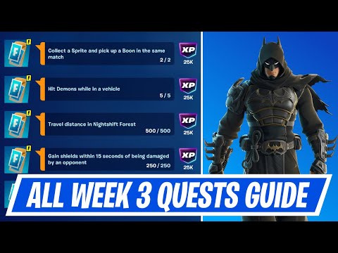 Fortnite Complete Week 3 Quests - How to EASILY Complete Week 3 Challenges in Chapter 6 Season 1