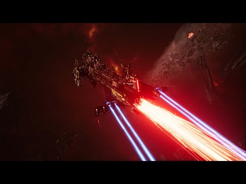 Skalgrim Mod - Adeptus Mechanicus vs Necrons - Massive Battle - Battlefleet Gothic Armada 2