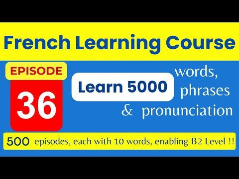 🇫🇷 #36 | Learn French Words for Beginners: Vocab, Phrases & Pronunciation