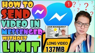 HOW TO SEND VIDEO IN MESSENGER WITHOUT LIMIT | One Drive