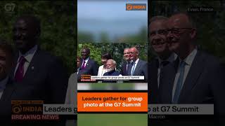 PM Modi & World Leaders gather for group photo at the G7 Summit