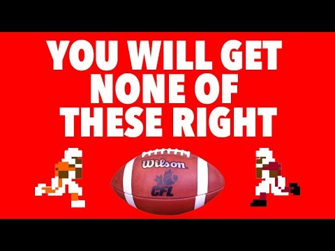 CAN YOU GET THE CALL CORRECT? Canadian Football (CFL) Rules Riddles