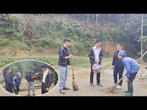 Khanh and Hoang visited Nhuong's family on New Year's Day and received a surprise gift