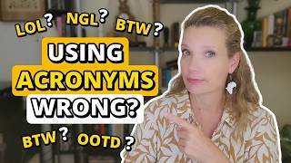 English Acronyms Explained: LOL, NGL, BTW, BRB & More | Texting Slang Guide