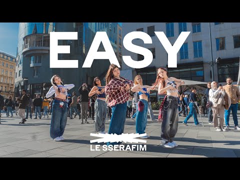 [K-POP IN PUBLIC VIENNA] - LE SSERAFIM (르세라핌) 'EASY' - Dance Cover - [UNLXMITED] [4K] [ONETAKE]