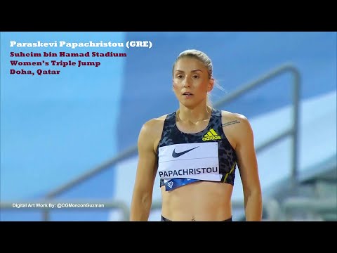 Paraskevi Papachristou (GRE) - Women's Triple Jump.  Suheim bin Hamad Stadium, Doha, Qatar 5/28/2021