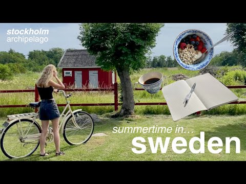 staying in a swedish summer house I SWEDEN VLOG
