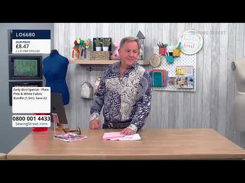 Sewing Street – 25/05/2021 – Riley Blake Rose Violets Collection with Suzie Duncan and John Scott