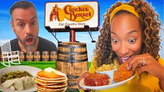 Brits Try Cracker Barrel For The First Time In The USA