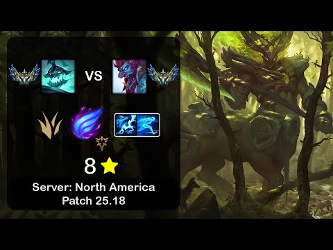 Hecarim Jungle vs Trundle - NA Challenger - Patch 25.18
