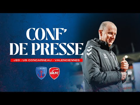 Conférence de presse J23 : US Concarneau – Valenciennes